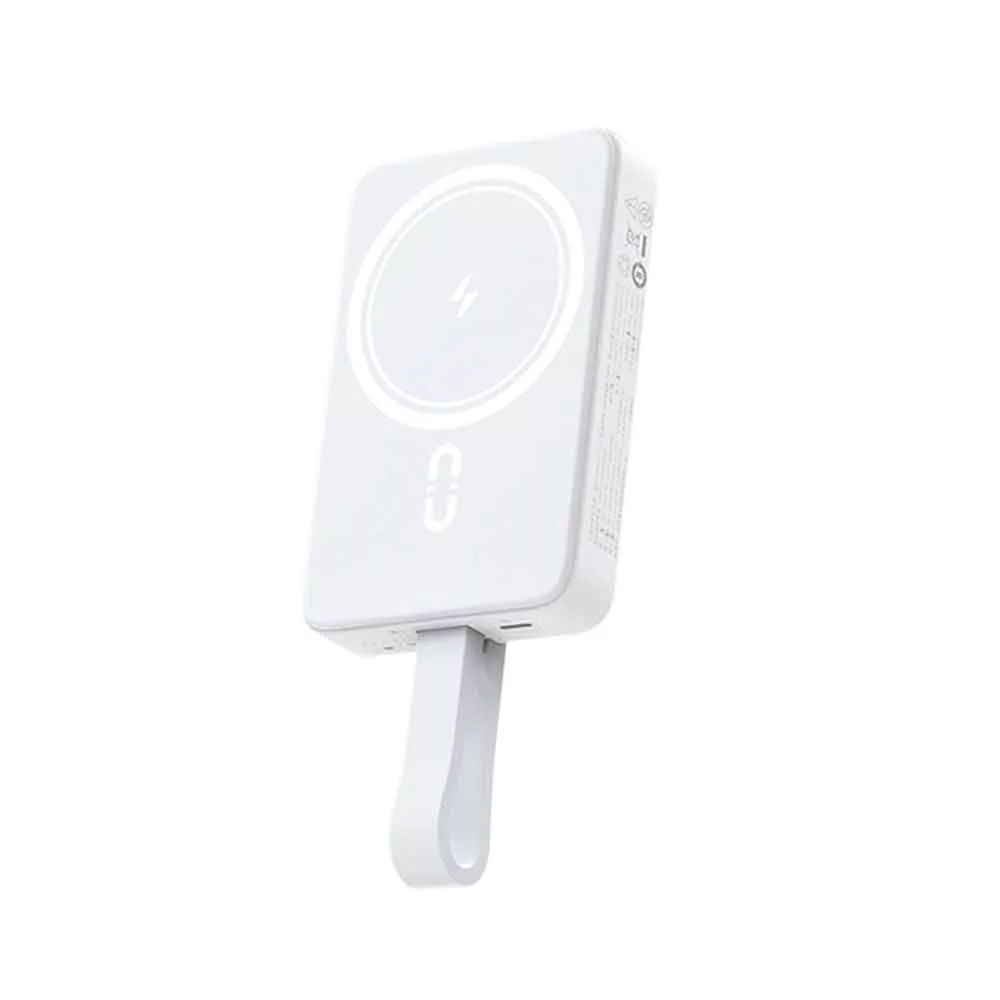 پاوربانک بی سیم 15 وات روموس مدل WMS10 121 ظرفیت 10000 میلی آمپرساعت