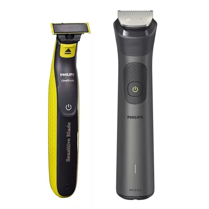 ست ماشین اصلاح موی صورت و بدن فیلیپس مدل MG7920 به همراه وان بلید فیلیپس مدل سنستیو