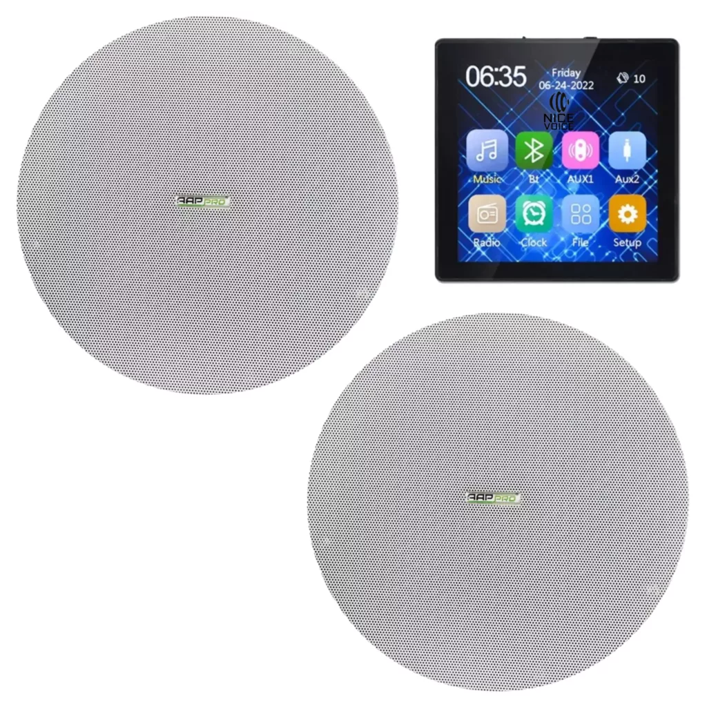 اسپیکر سقفی اپ پرو  مدل 20SA به همراه آمپلی فایر مجموعه 3 عددی