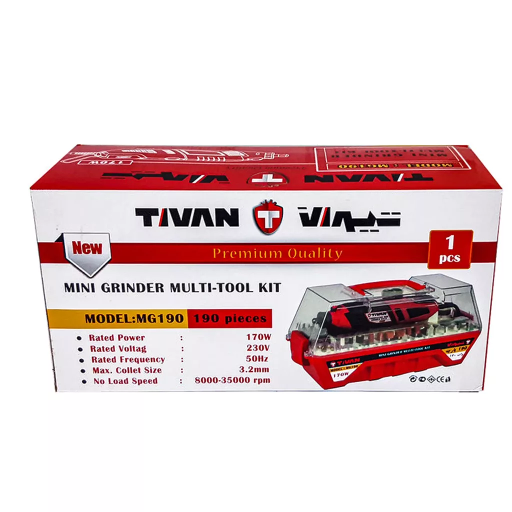 فرز انگشتی تیوان مدل ART - MG 190 KL مجموعه 190 عددی