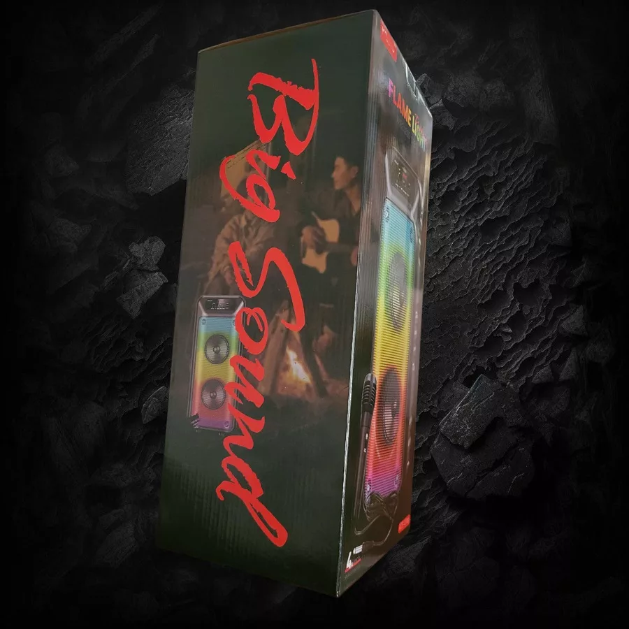 اسپیکر بلوتوثی قابل حمل مدل FLAME LIGHT PORTABLE