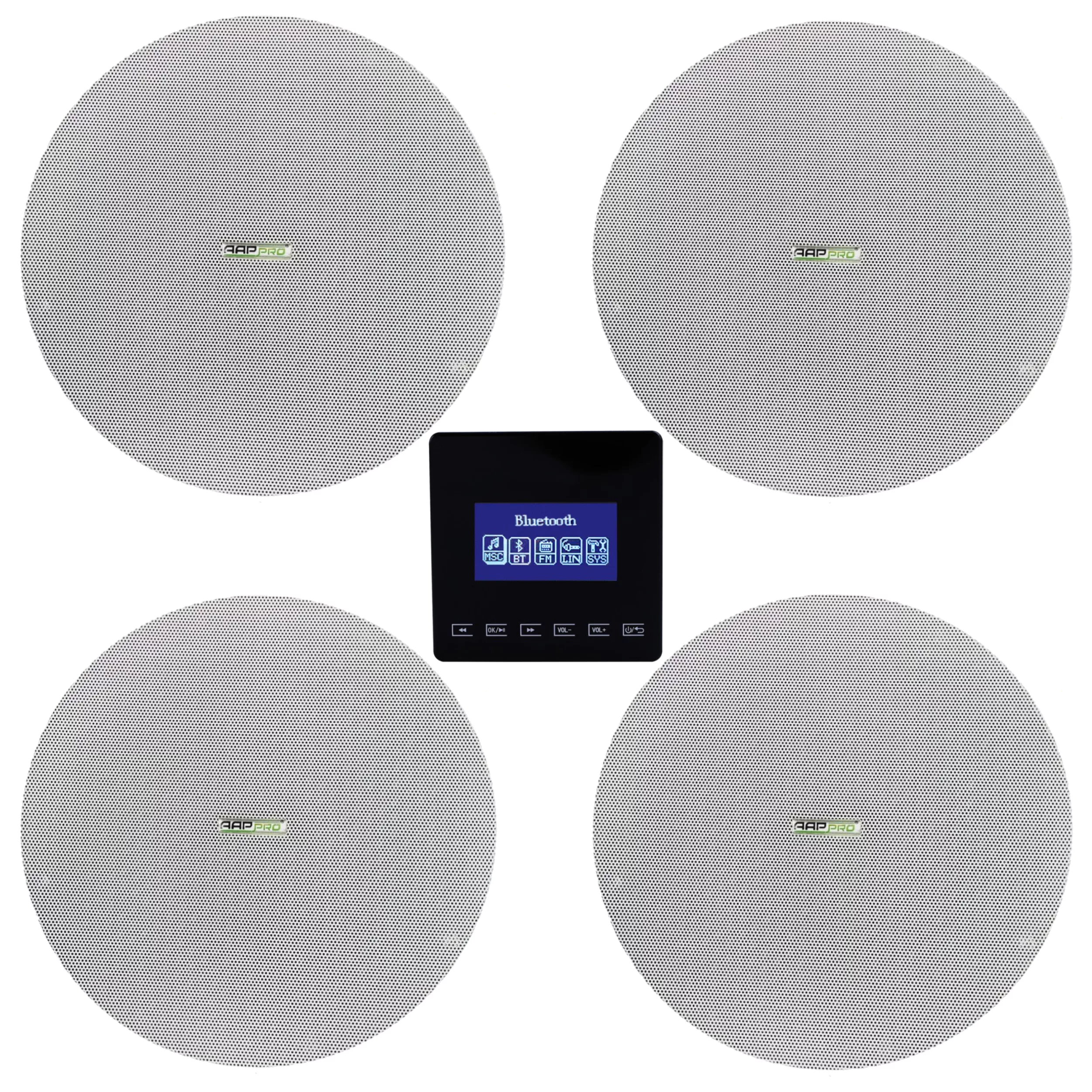 پک اسپیکر سقفی اپ پرو مدل 20S480 به همراه آمپلی فایر