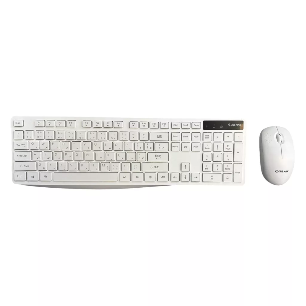 کیبورد و ماوس بی سیم وان مکس مدل OM-4500W