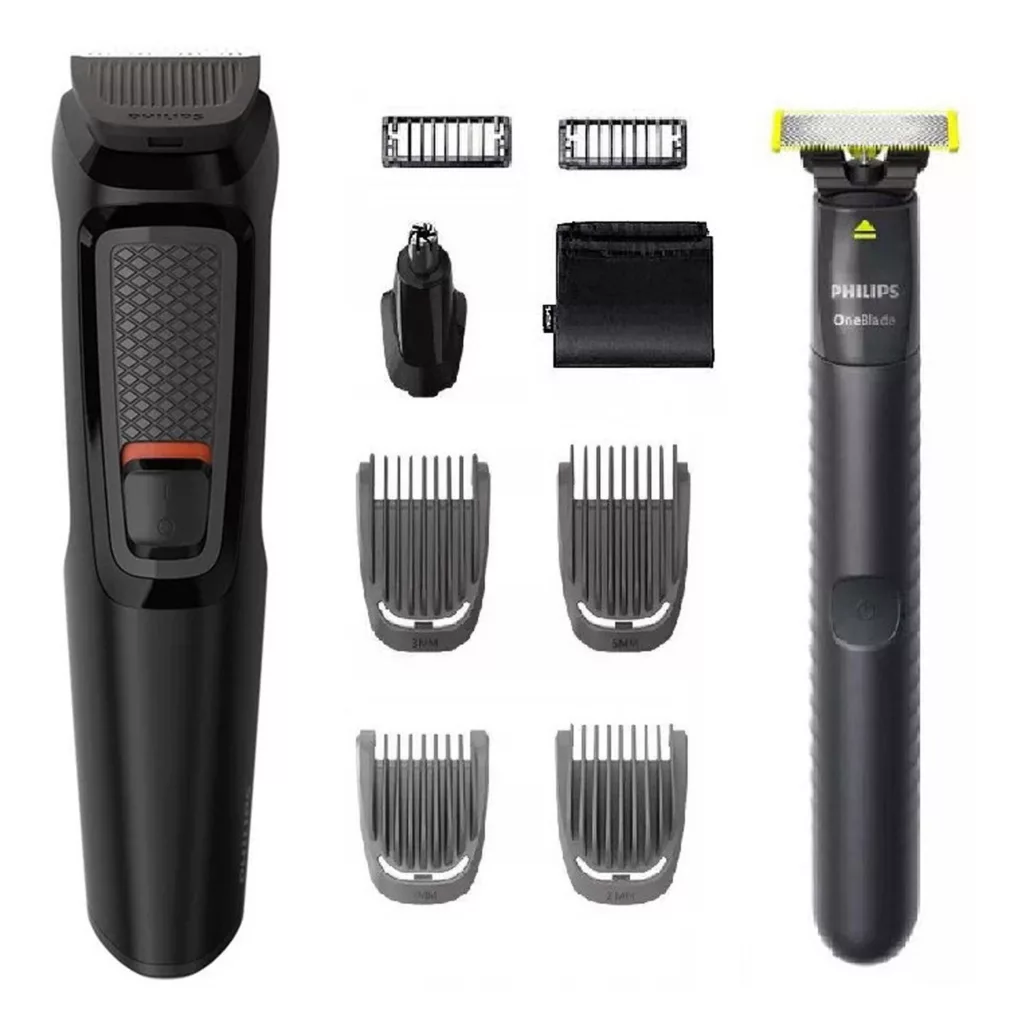 ماشین اصلاح موی صورت و سر و بدن فیلیپس مدل Series3000 به همراه ماشین اصلاح وان بلید