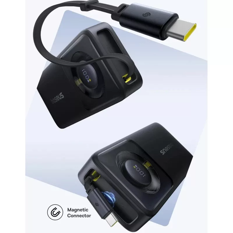 پاوربانک بیسوس مدل 65W NOMOS ظرفیت 20000 هزار میلی آمپر همراه با کابل USB-C