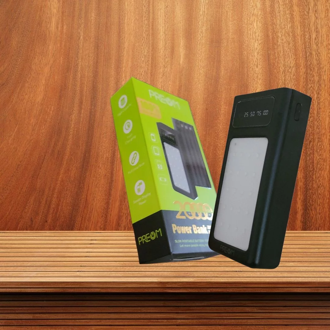 پاوربانک مدل PRE0M 20000 ظرفیت 20000 میلی آمپر ساعت