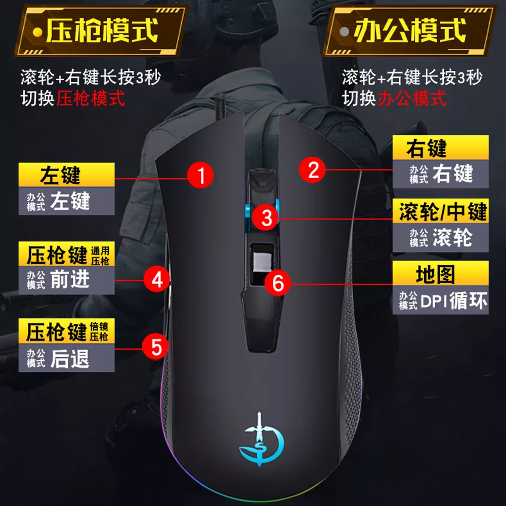 ماوس مخصوص بازی مدل G200