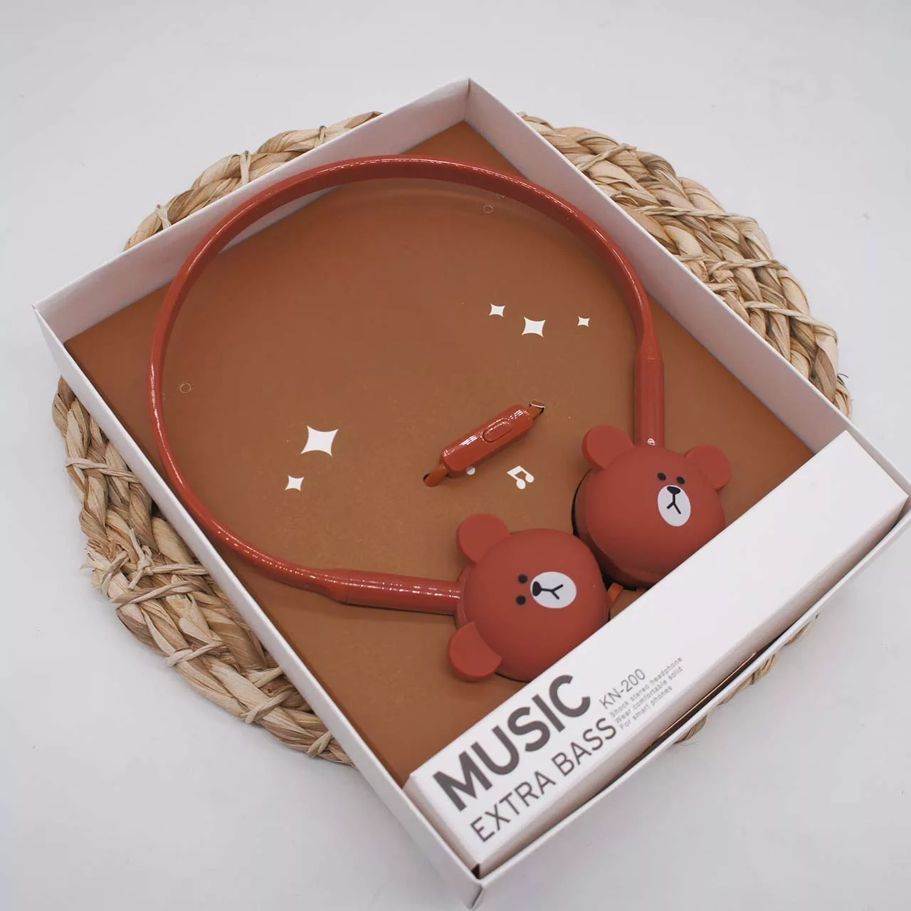 هدفون طرح فانتزی خرس مدل KN-200