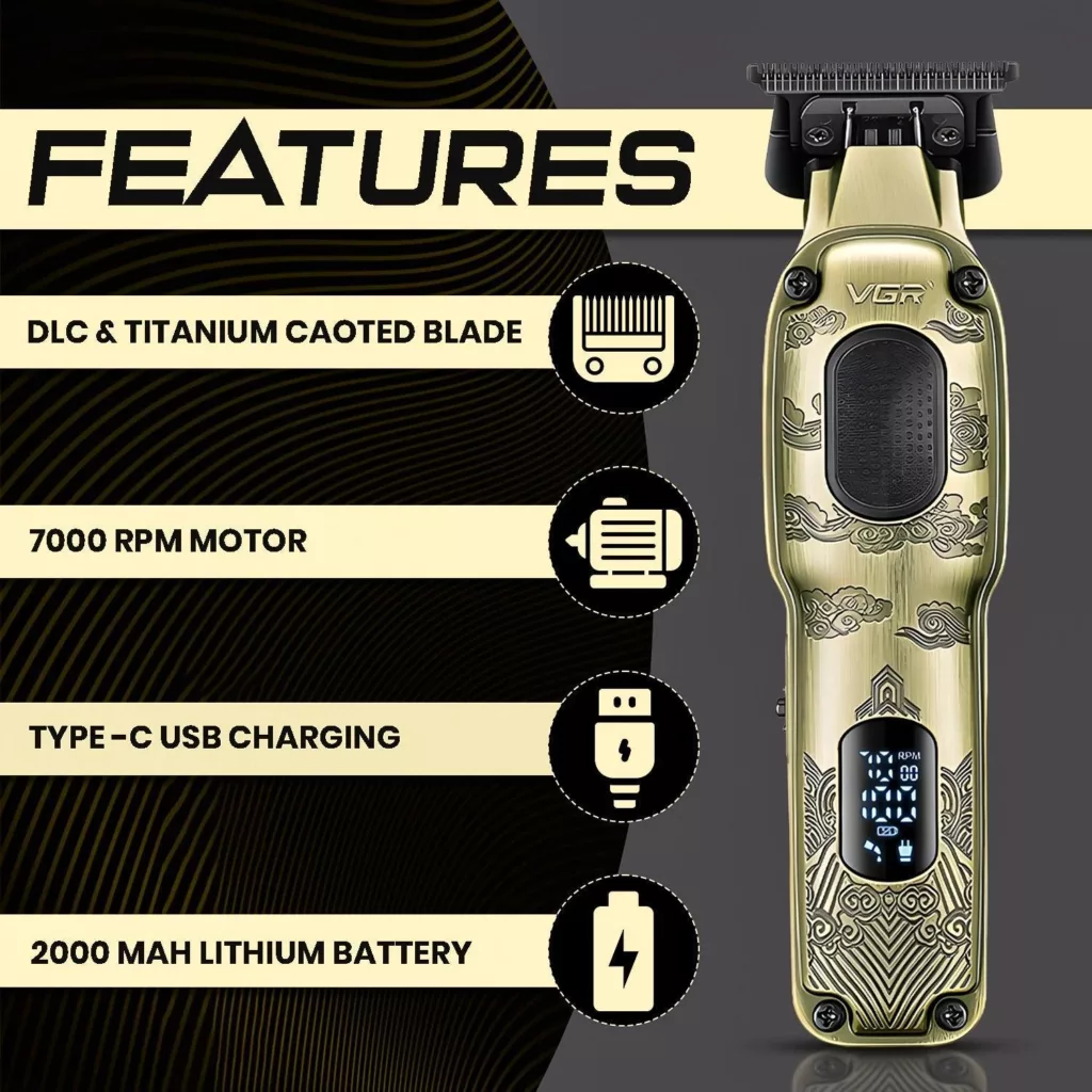 ماشین اصلاح موی سر و صورت وی جی ار مدل V-954