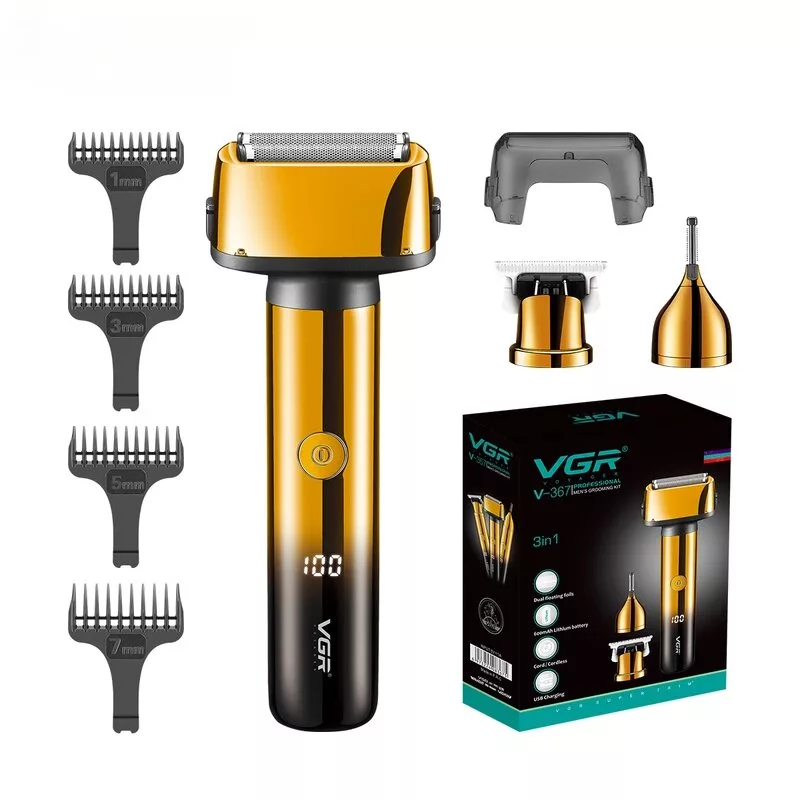 ماشین اصلاح موی سر و صورت وی جی ار مدل V-367