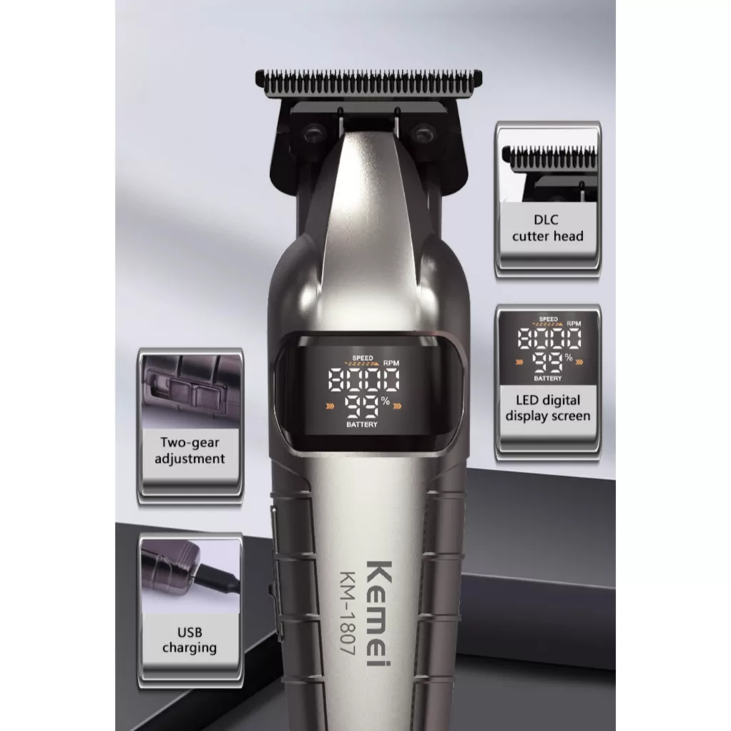 ماشین اصلاح موی سر و صورت شارژی کیمی مدل km-1807