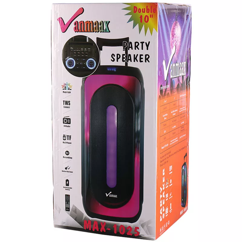 اسپیکر بلوتوثی وان مکس مدل MAX-1025