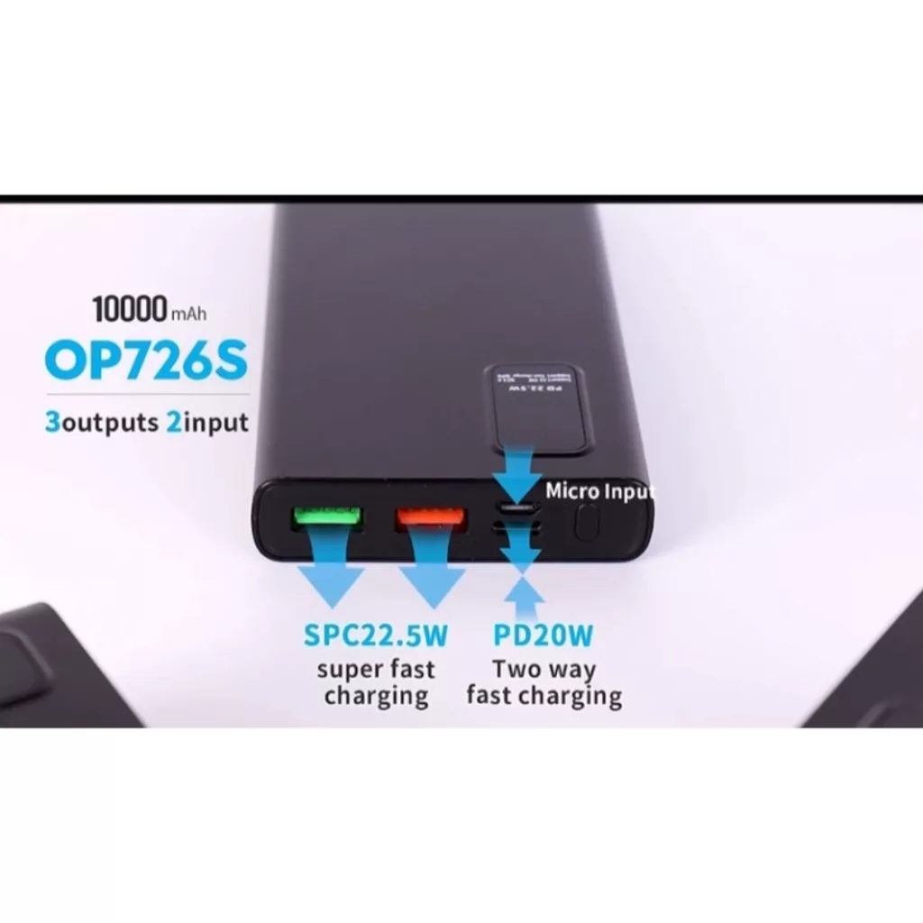 پاوربانک مسکو مدل K100 ظرفیت 10000میلی آمپرساعت