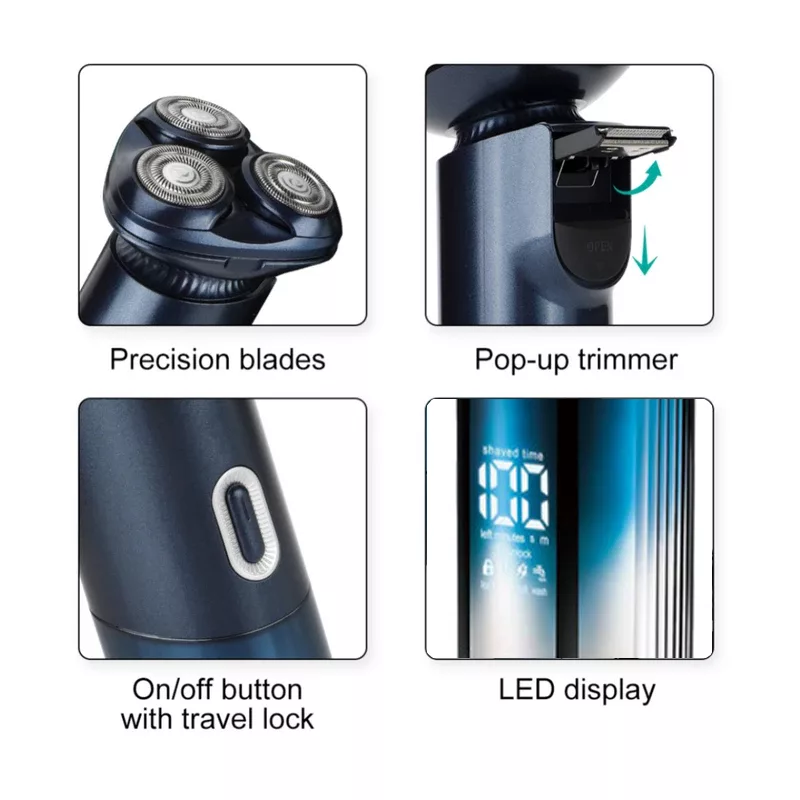 ماشین اصلاح موی صورت شارژی پرو استایلر مدل 9647-9000