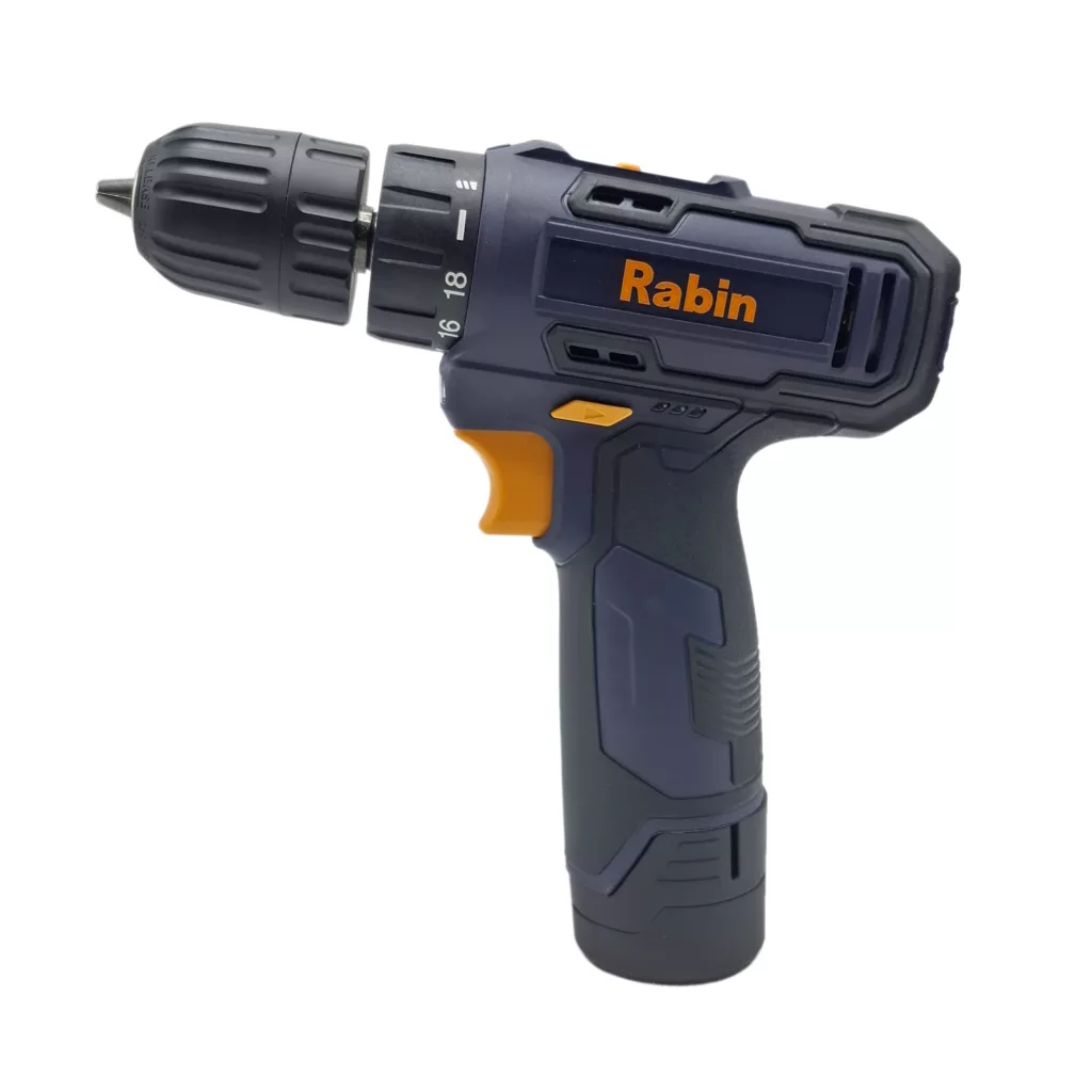 دریل پیچ گوشتی شارژی سه نظام 12 ولت  رابین مدل  8612