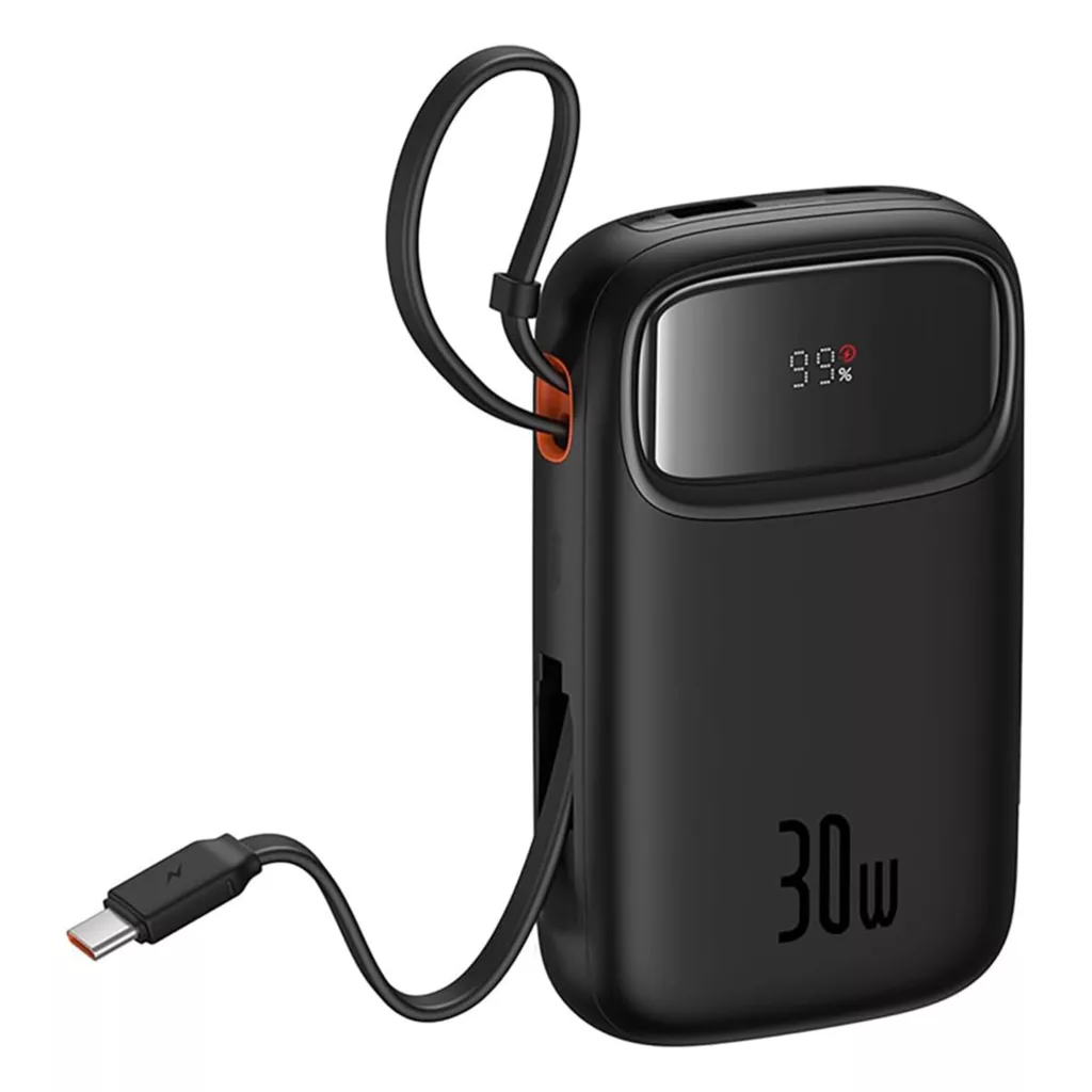 پاوربانک 30 وات بیسوس مدل QPow2 ظرفیت 20000 میلی آمپر ساعت