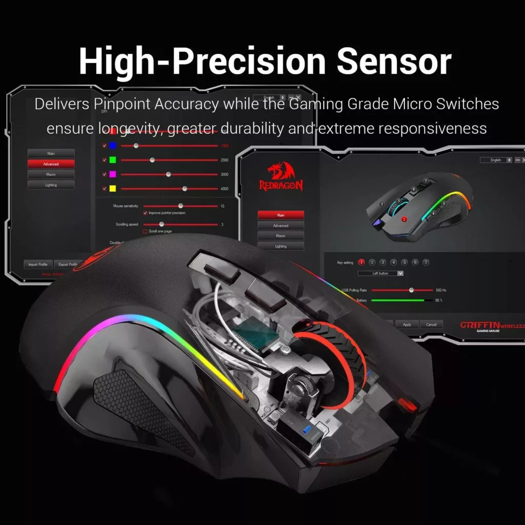 ماوس مخصوص بازی ردراگون مدل Griffin M602-KS
