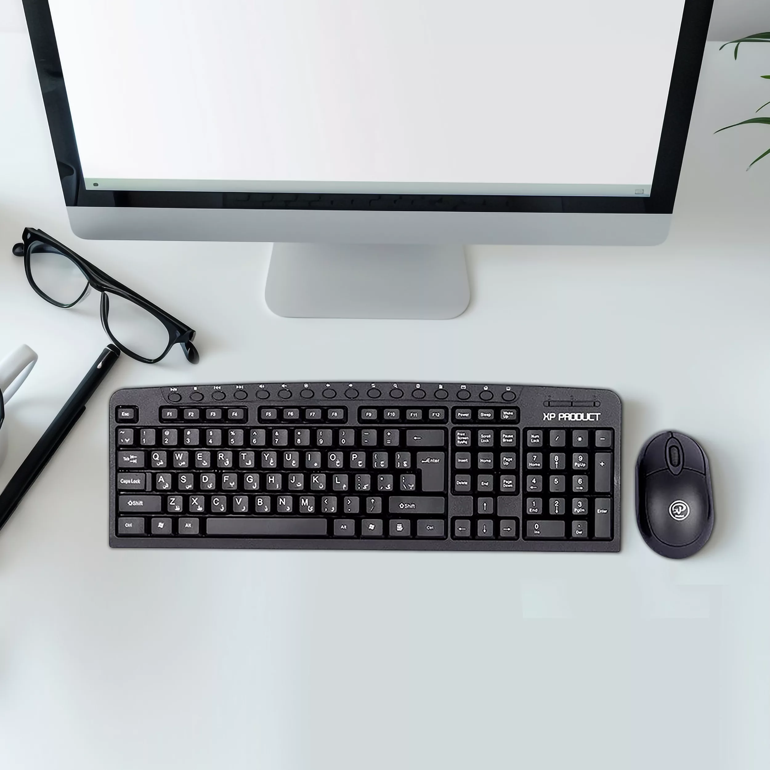 کیبورد و موس ایکس پی-پروداکت مدل 10600H، سوئیچ ممبران، Full-size