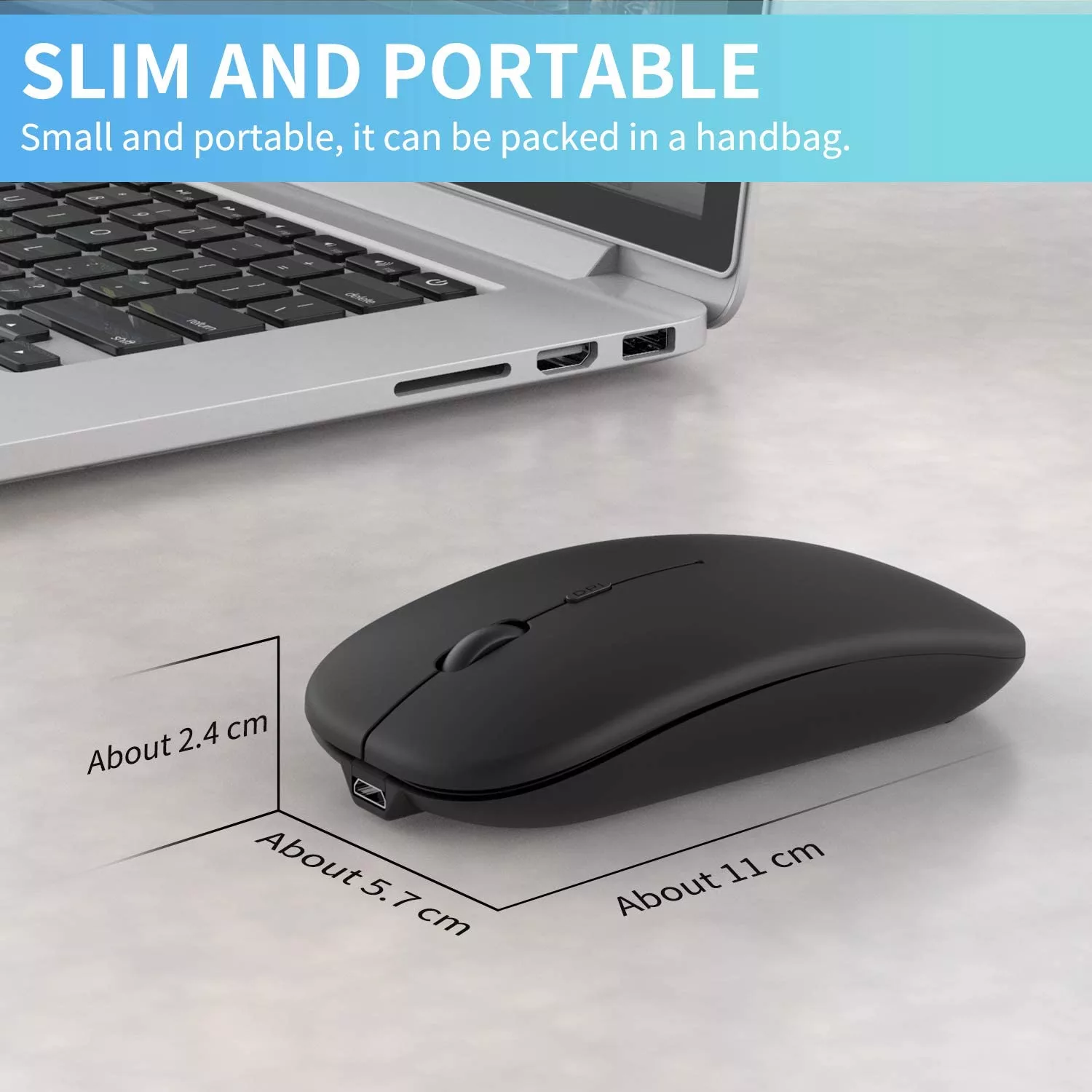 ماوس بی سیم مدل Ultra Slim silent click
