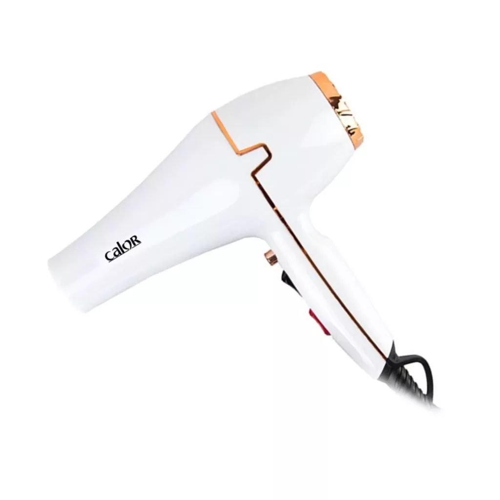 سشوار حرفه‌ای کالور مدل 7245، موتور AC با توان مصرفی 2450 وات، دارای قابلیت تعویض سری و باد سرد، دارای حلقه آویختن، با حالت فرکننده، صاف‌کننده و حجم‌دهنده، وزن 790 گرم، تنظیم حرارت 3 حالته و کنترل سرعت 2 حالته، به همراه دیسپانسر و 2 عدد سری متمرکزکننده