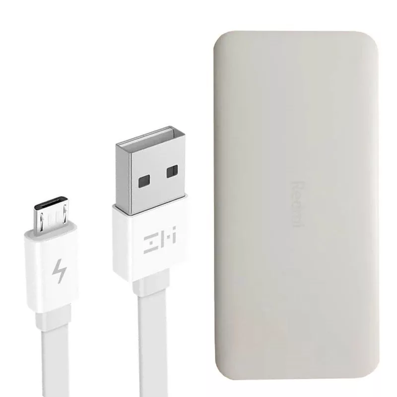 پاوربانک مدل REDMI ظرفیت 20000 میلی آمپر ساعت به همراه کابل تبدیل microUSB