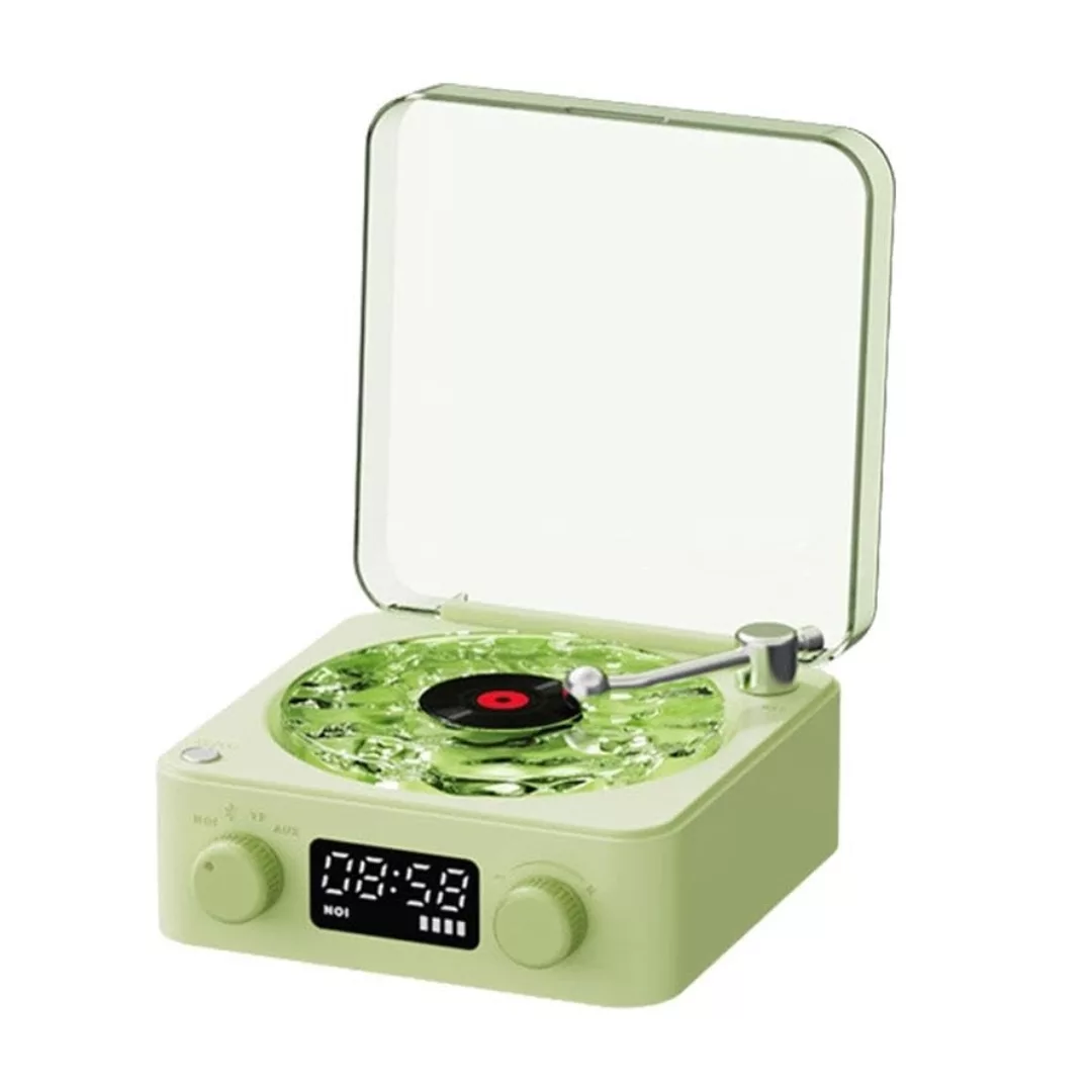 اسپیکر بلوتوثی قابل حمل طرح گرامافونی مدل waves