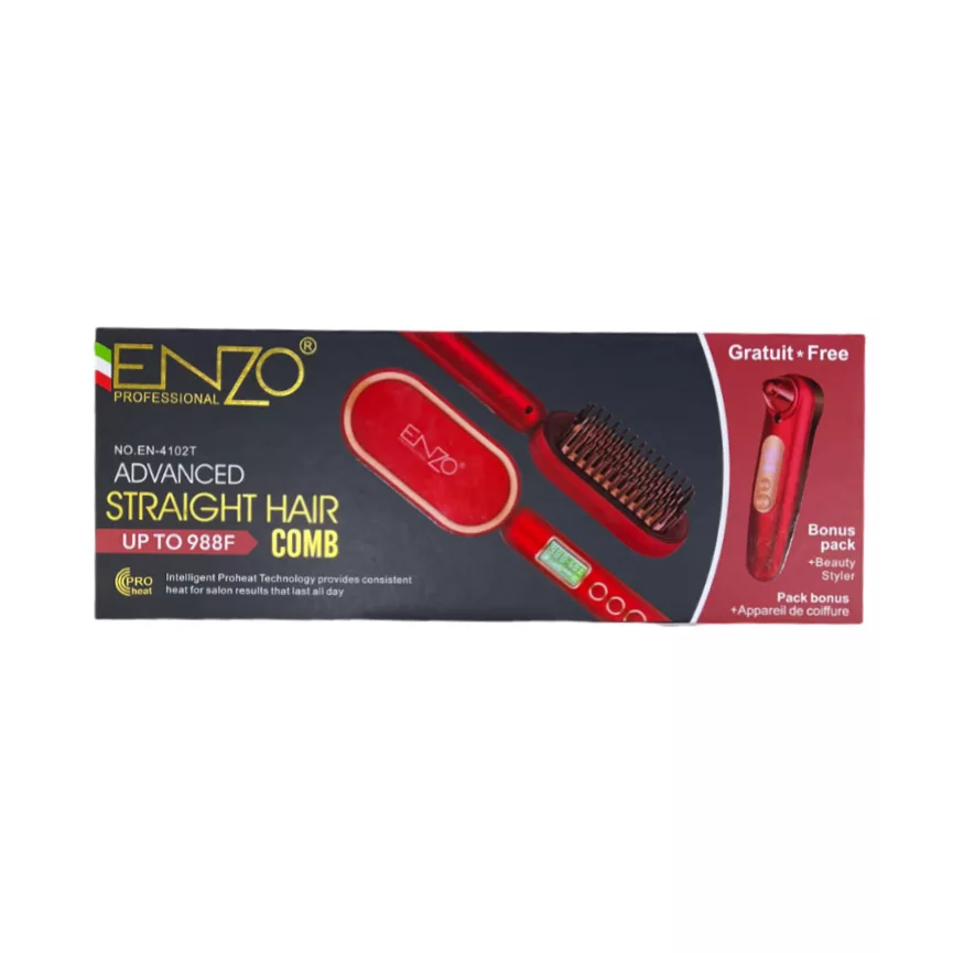 برس حرارتی انزو پروفیشینال مدل EN-4102T به همراه میکرودرم