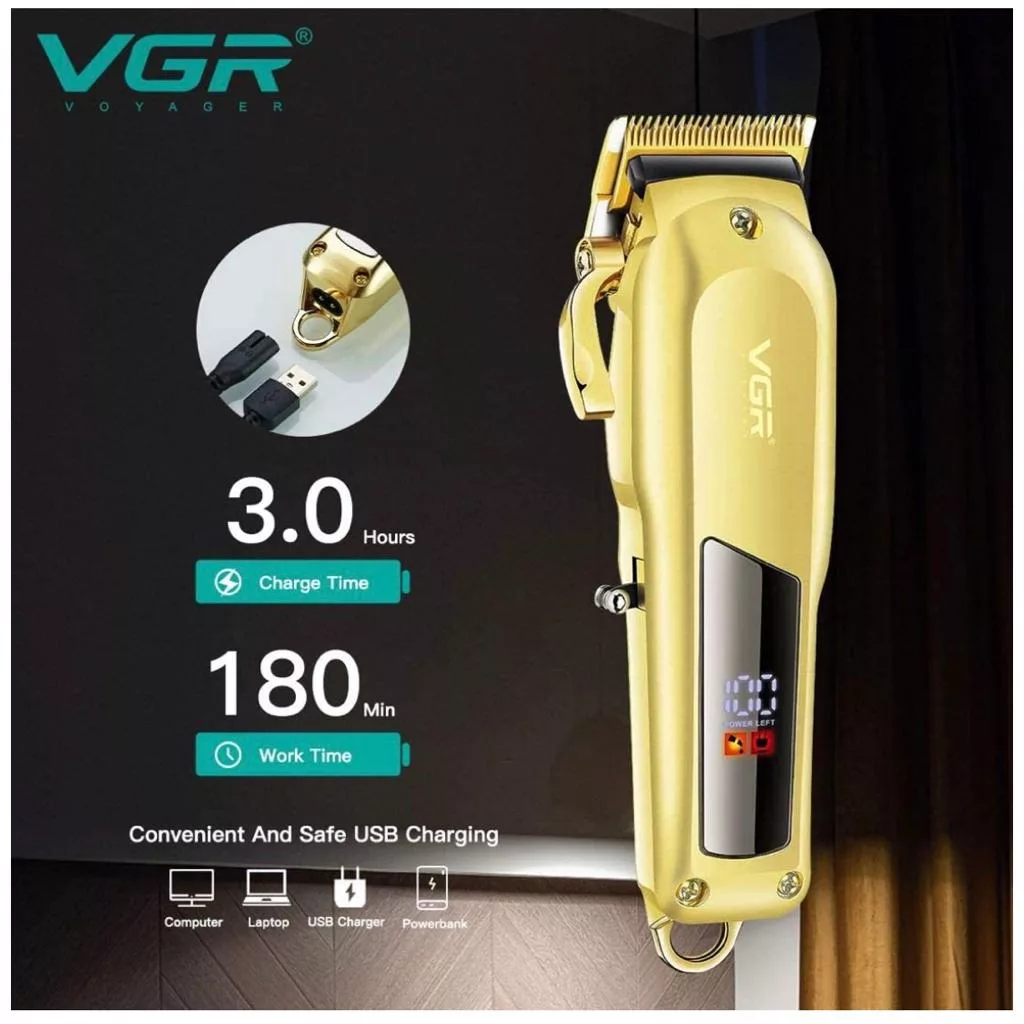 ماشین اصلاح موی سر و صورت وی جی ار مدل V-278