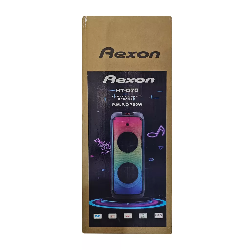 اسپیکر بلوتوثی قابل حمل رکسون مدل HT-D70