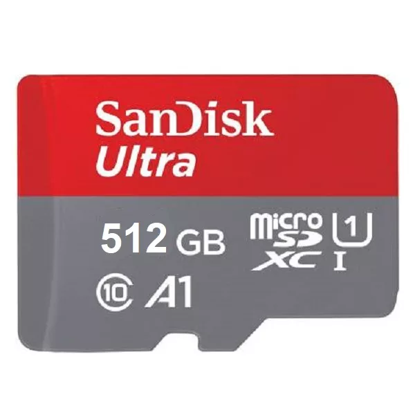 کارت حافظه microSDXC سن دیسک مدل Ultra A1 کلاس 10 استاندارد UHS-I سرعت 120MBps ظرفیت 512 گیگابایت