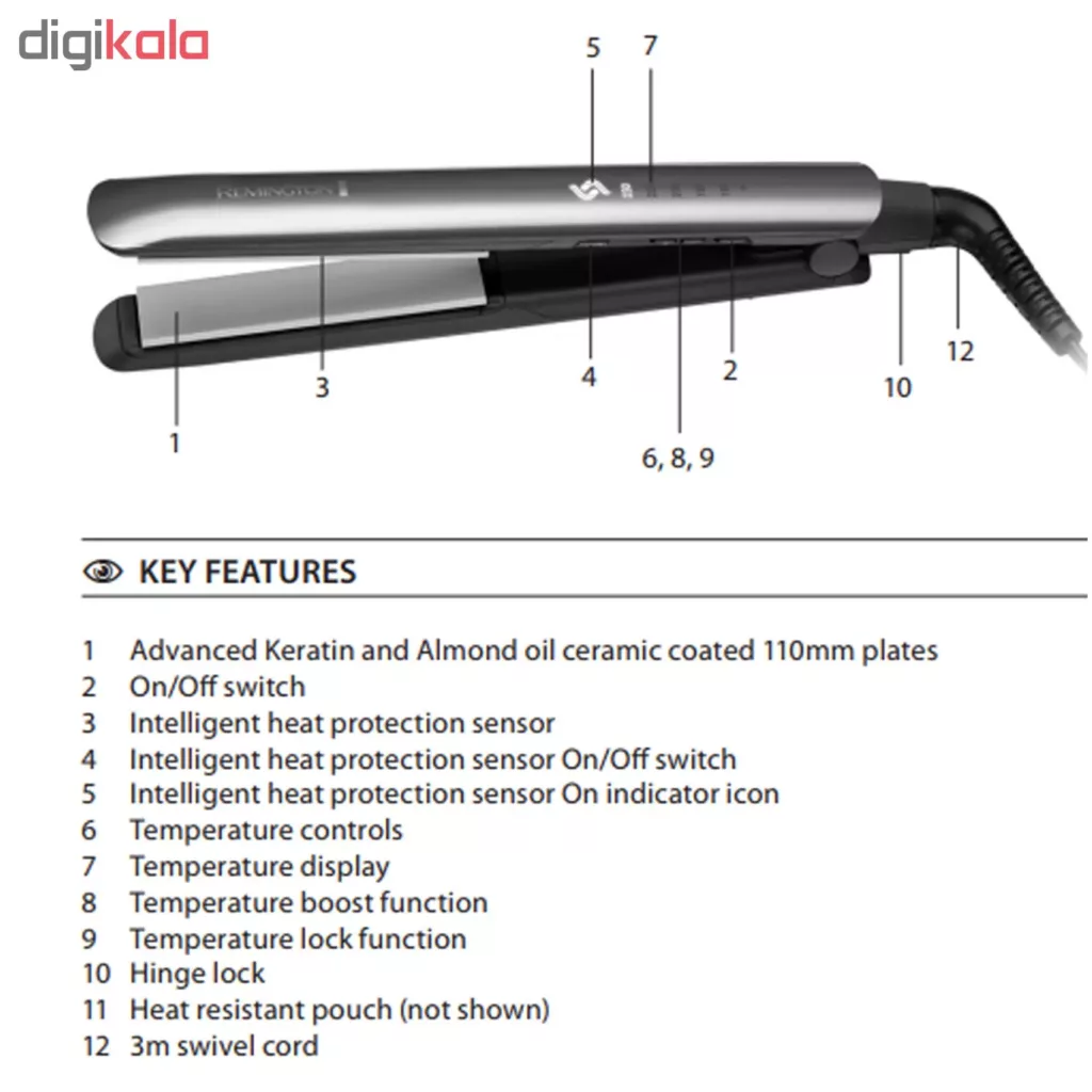 اتو مو رمینگتون مدل S8598