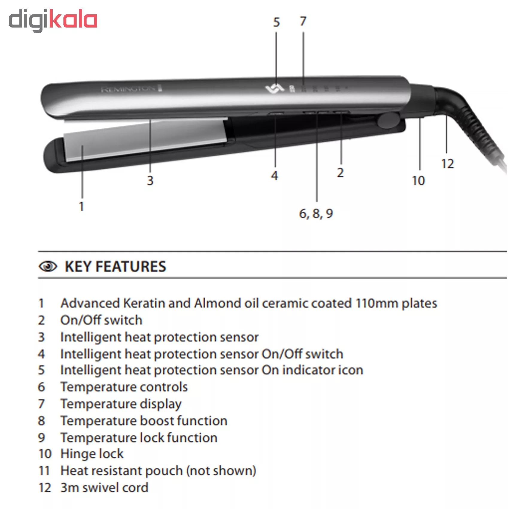 اتو مو رمینگتون مدل S8598