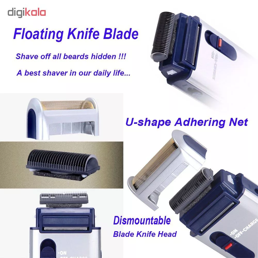 ماشین اصلاح موی صورت یاندو به همراه تیغه یدک مدل Sv-w301u