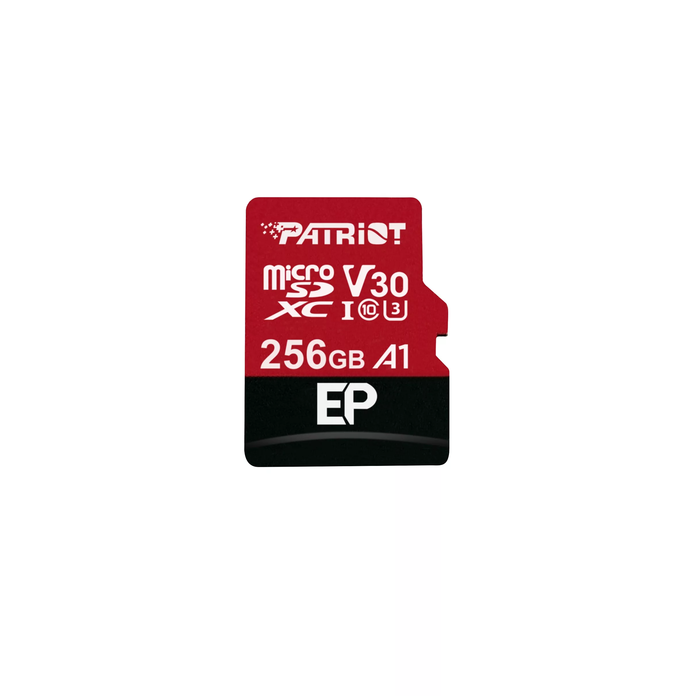 کارت حافظه microSDXC پتریوت مدل EP-V30 A1 ظرفیت 256 گیگابایت به همراه آداپتور
