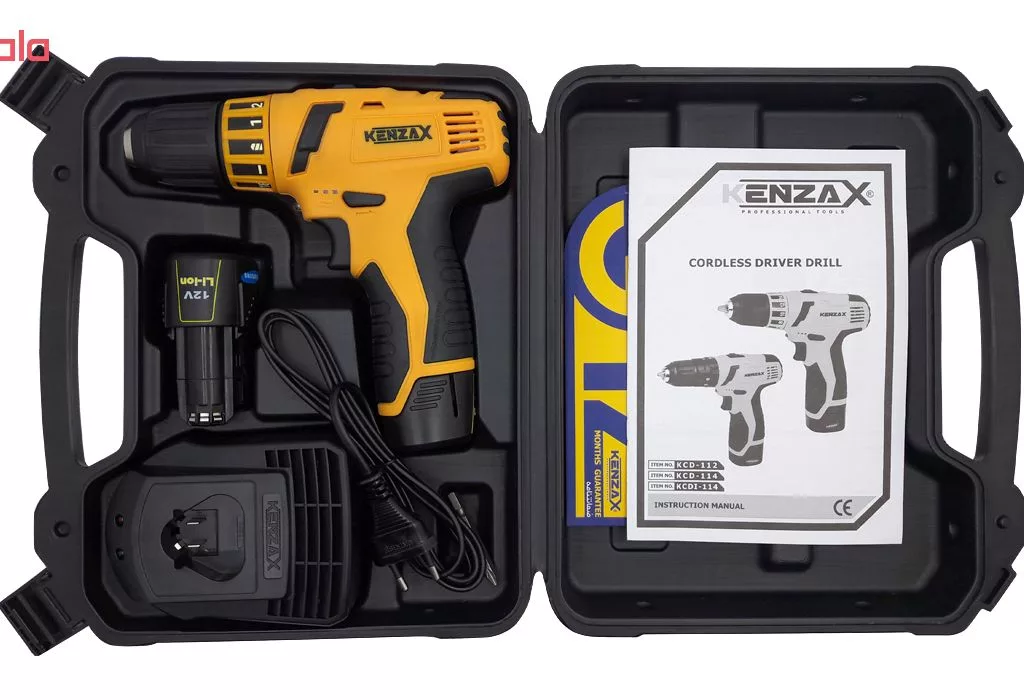 دریل پیچ گوشتی شارژی کنزاکس مدل KCD-112