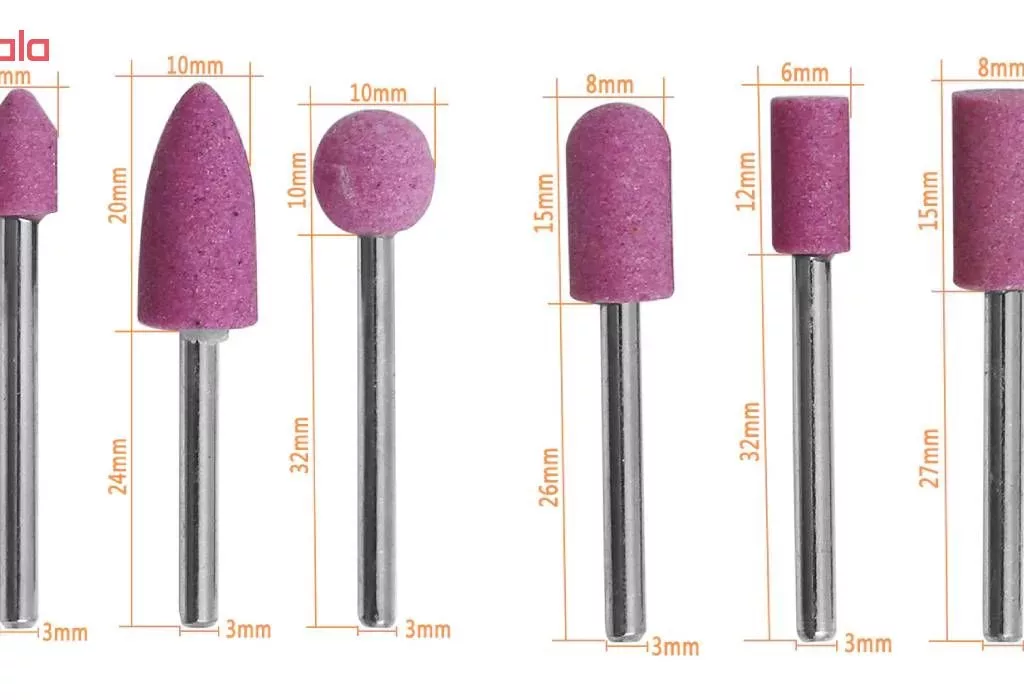 مجموعه 12 عددی فرز انگشتی مدل vbm کد 02