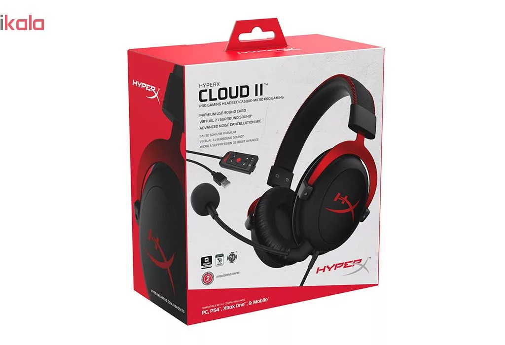 هدست مخصوص بازی هایپرایکس مدل Cloud II