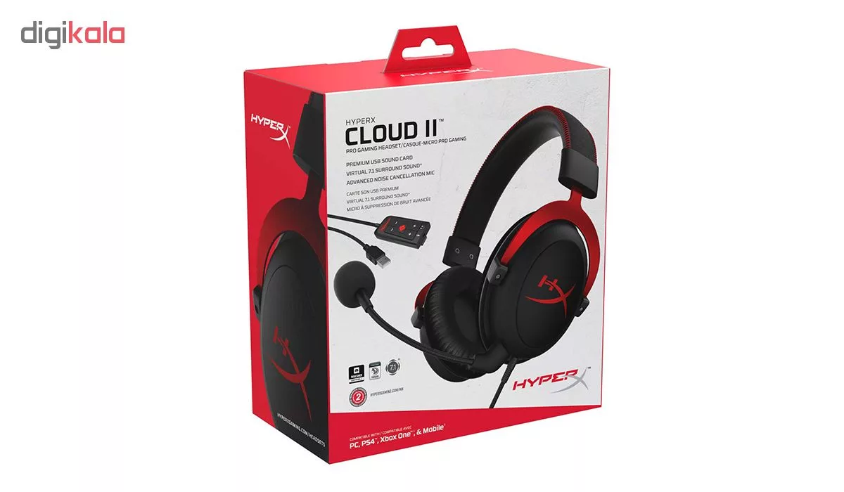 هدست مخصوص بازی هایپرایکس مدل Cloud II