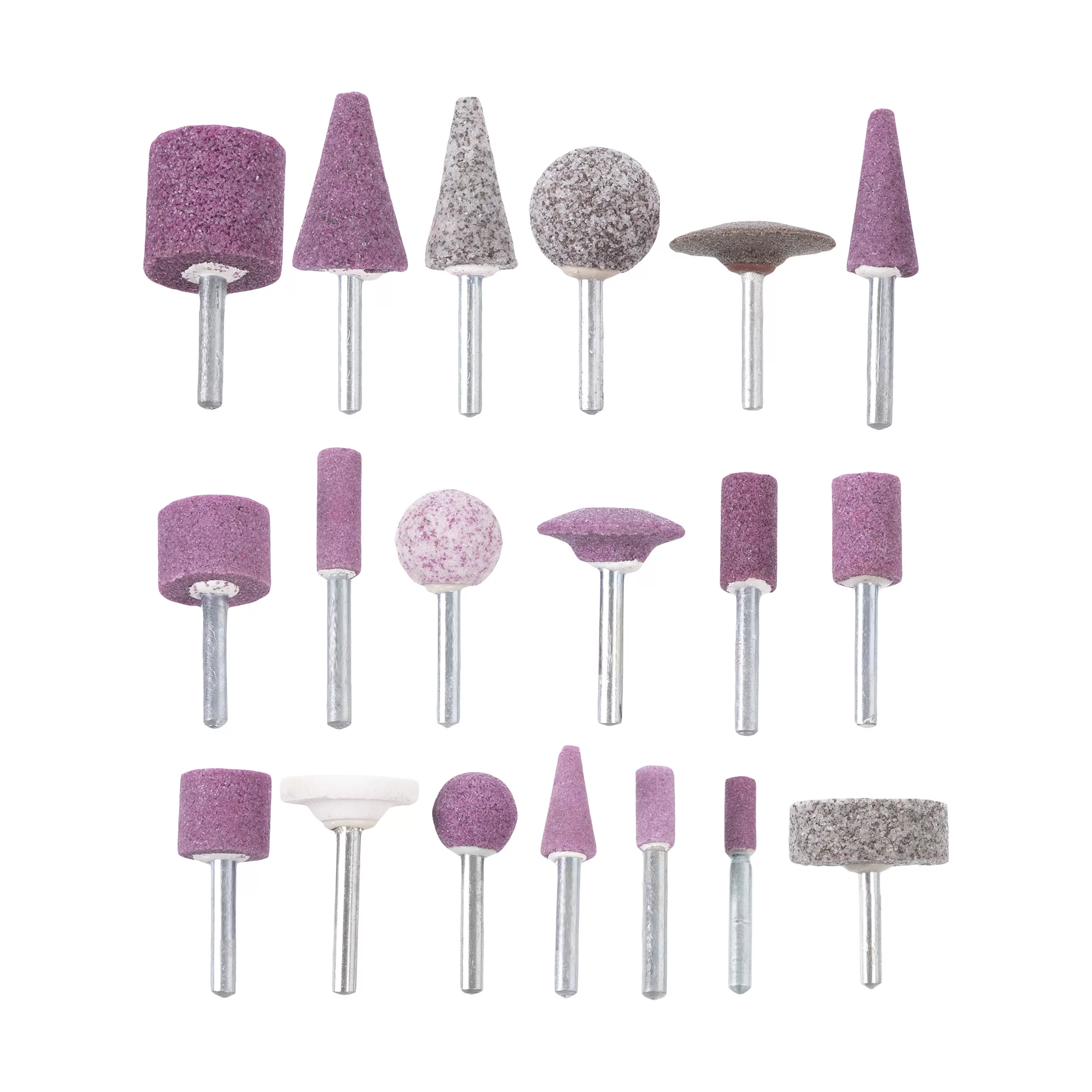 مجموعه 19 عددی سنگ فرز انگشتی کد 001