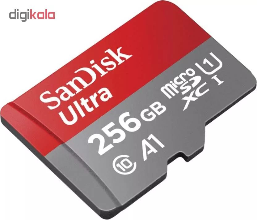 کارت حافظه microSDXC سن دیسک مدل Ultra کلاس 10 استاندارد UHS-I U1 سرعت 100MBps ظرفیت 256 گیگابایت
