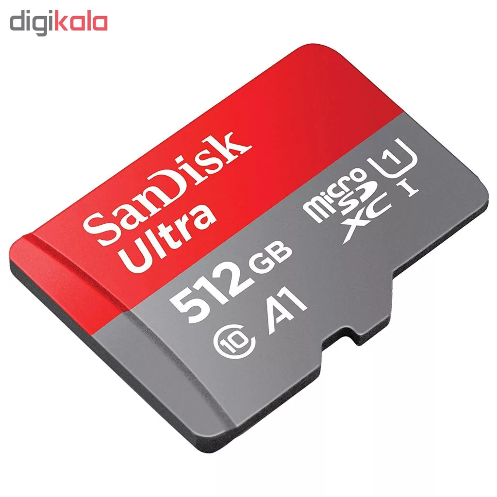 کارت حافظه microSDXC سن دیسک مدل Ultra کلاس 10 استاندارد UHS-I U1 سرعت 100MBps ظرفیت 512 گیگابایت