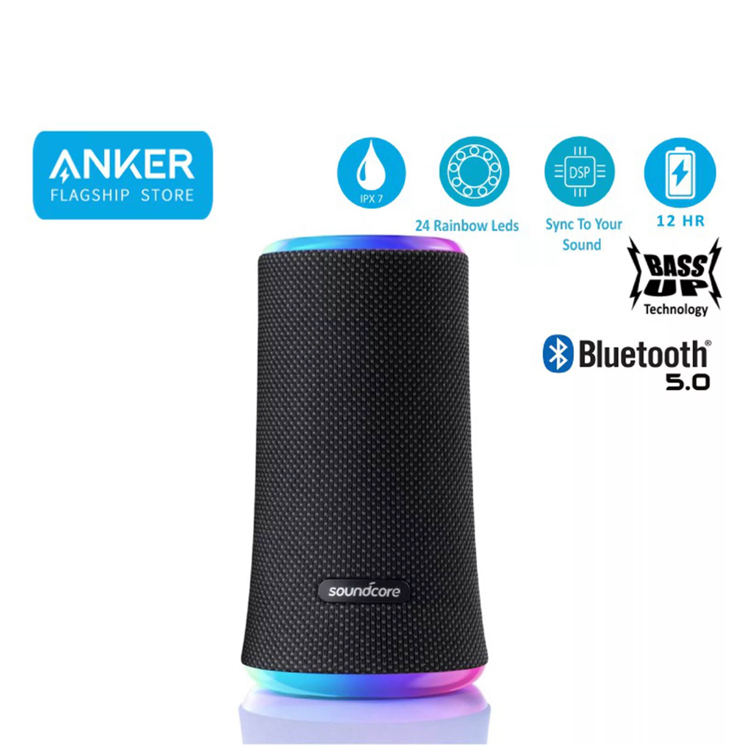 اسپیکر بلوتوثی قابل حمل انکر مدل Flare 2 A3165