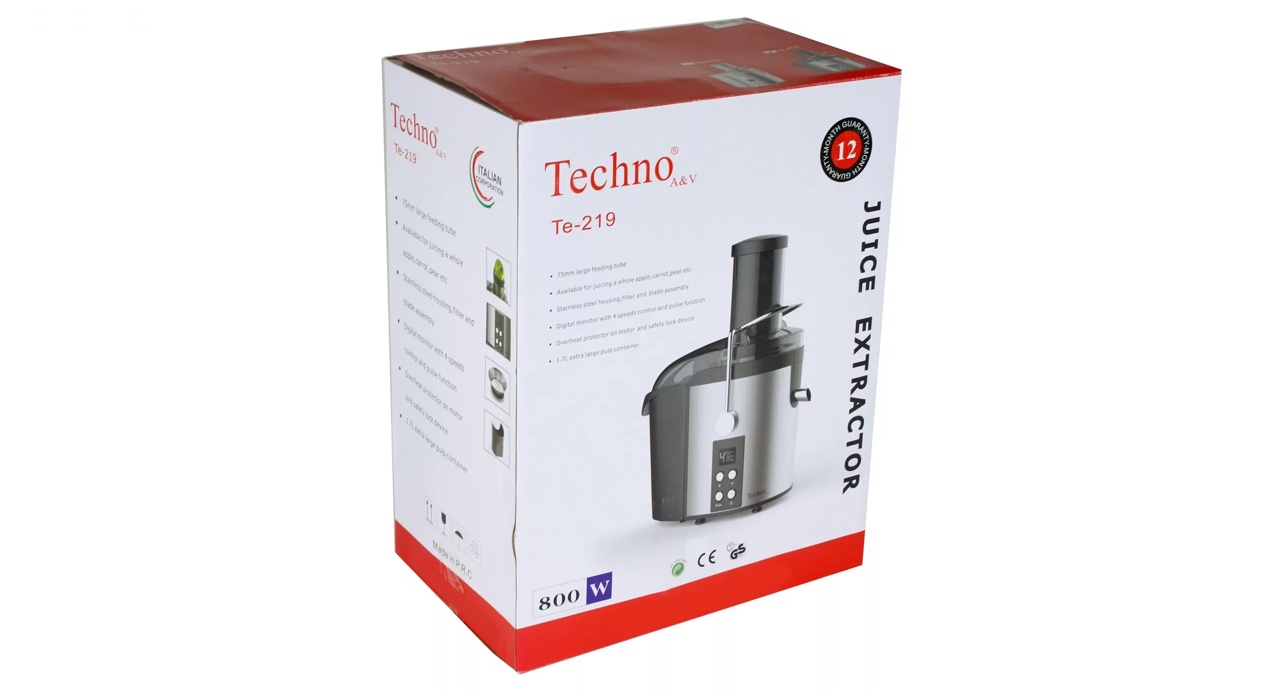 آب میوه گیری تکنو مدل Te-219