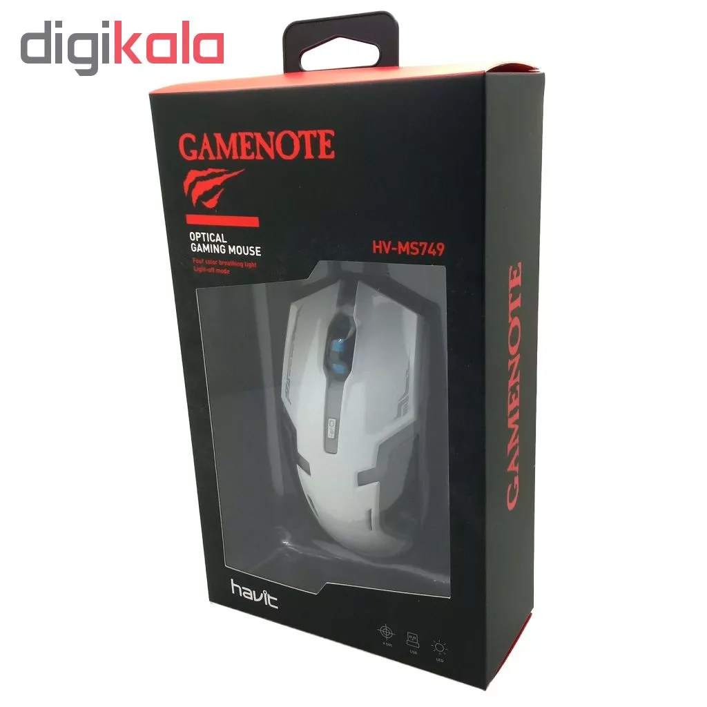 ماوس مخصوص بازی هویت مدل MS749