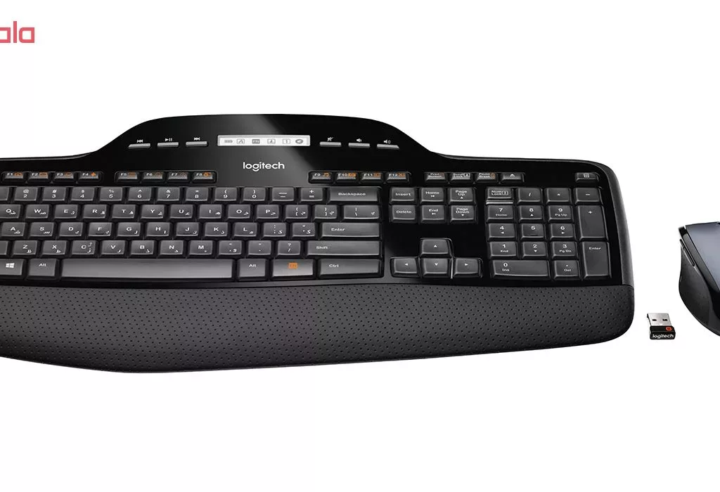کیبورد و ماوس بی‌سیم لاجیتک مدل MK710 با حروف فارسی