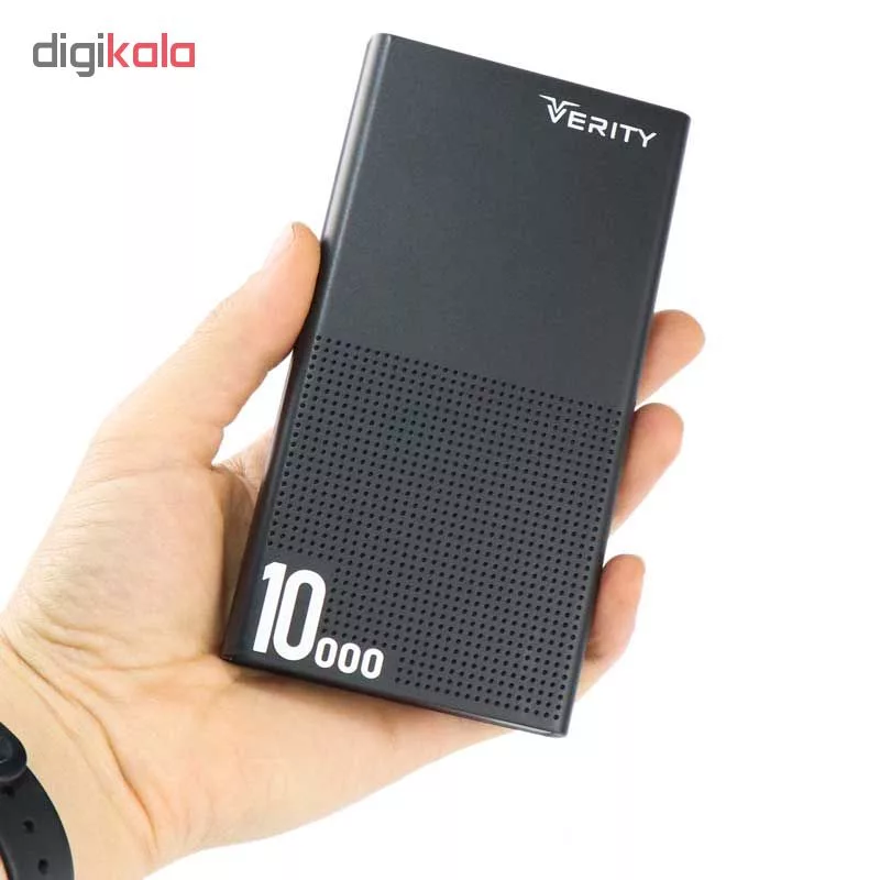 پاوربانک وریتی مدل V-PA113 ظرفیت ۱۰۰۰۰ میلی آمپر ساعت