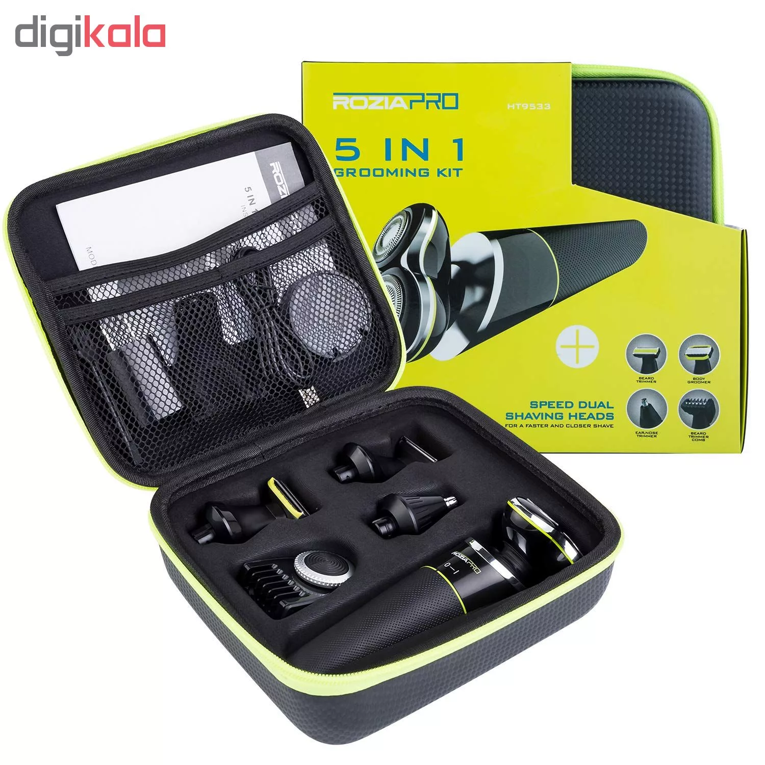 ماشین اصلاح موی صورت و سر روزیاپرو مدل HT9533