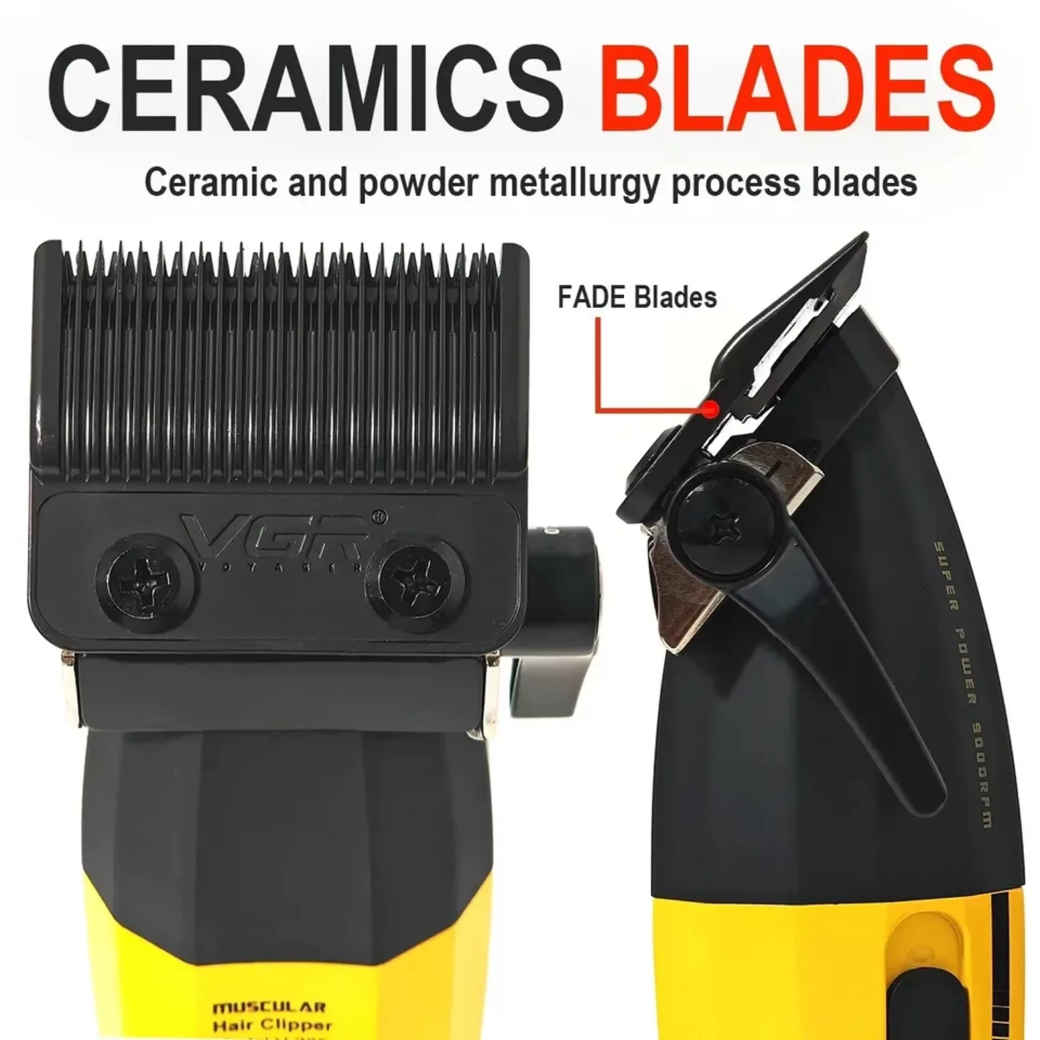 ماشین اصلاح موی سر و صورت شارژی وی جی ار مدل V-285