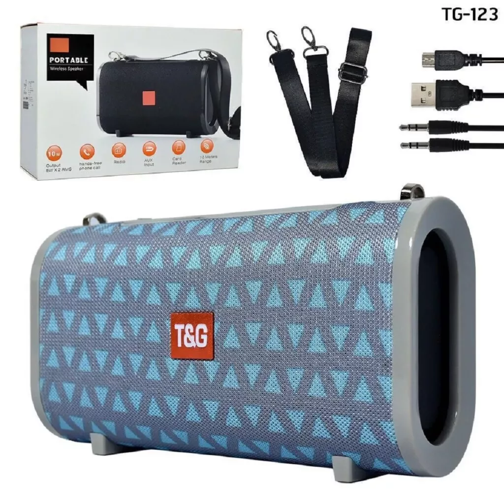 اسپیکر بلوتوثی قابل حمل تی اند جی مدل TG-123