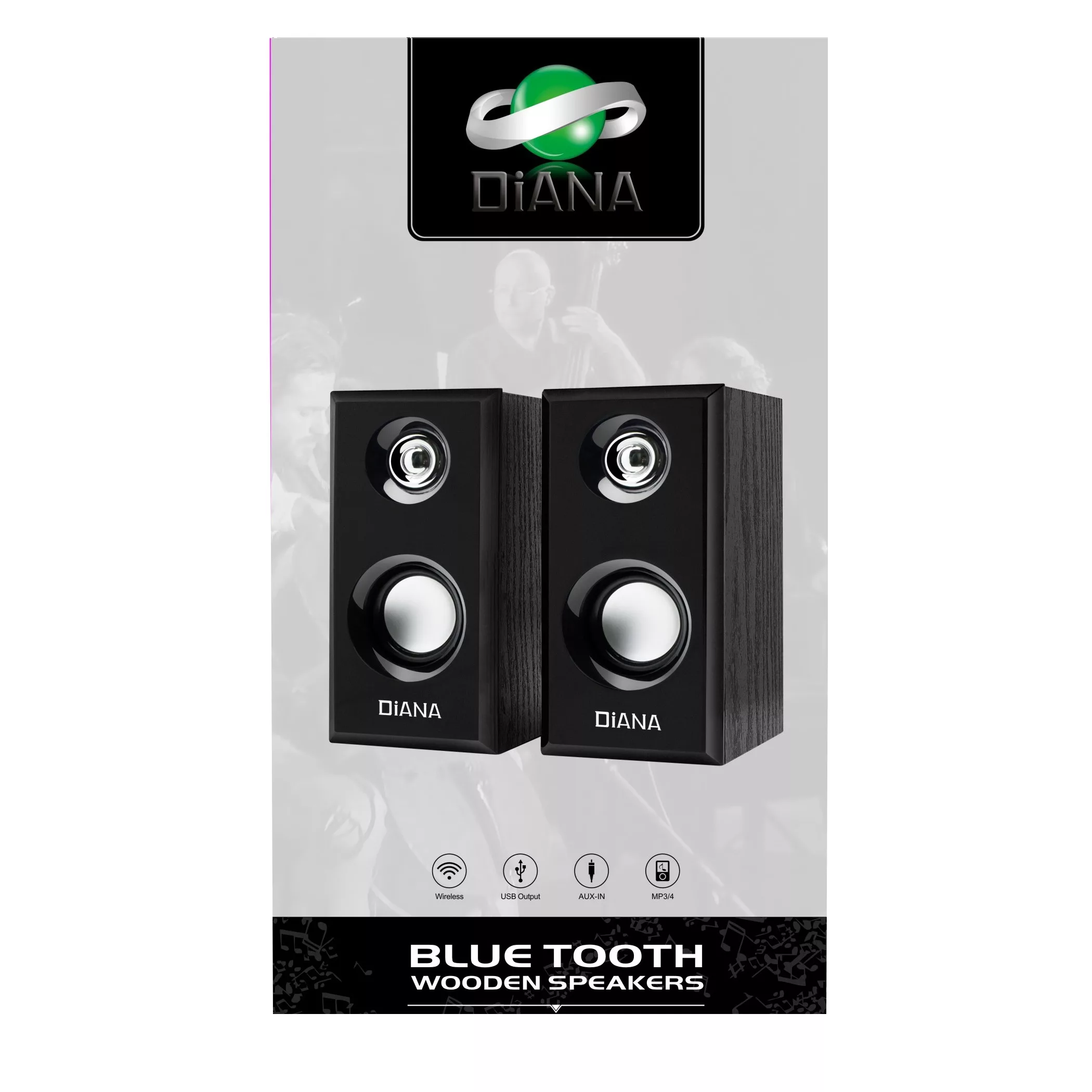 اسپیکر دسکتاپ دیانا مدل JT042L